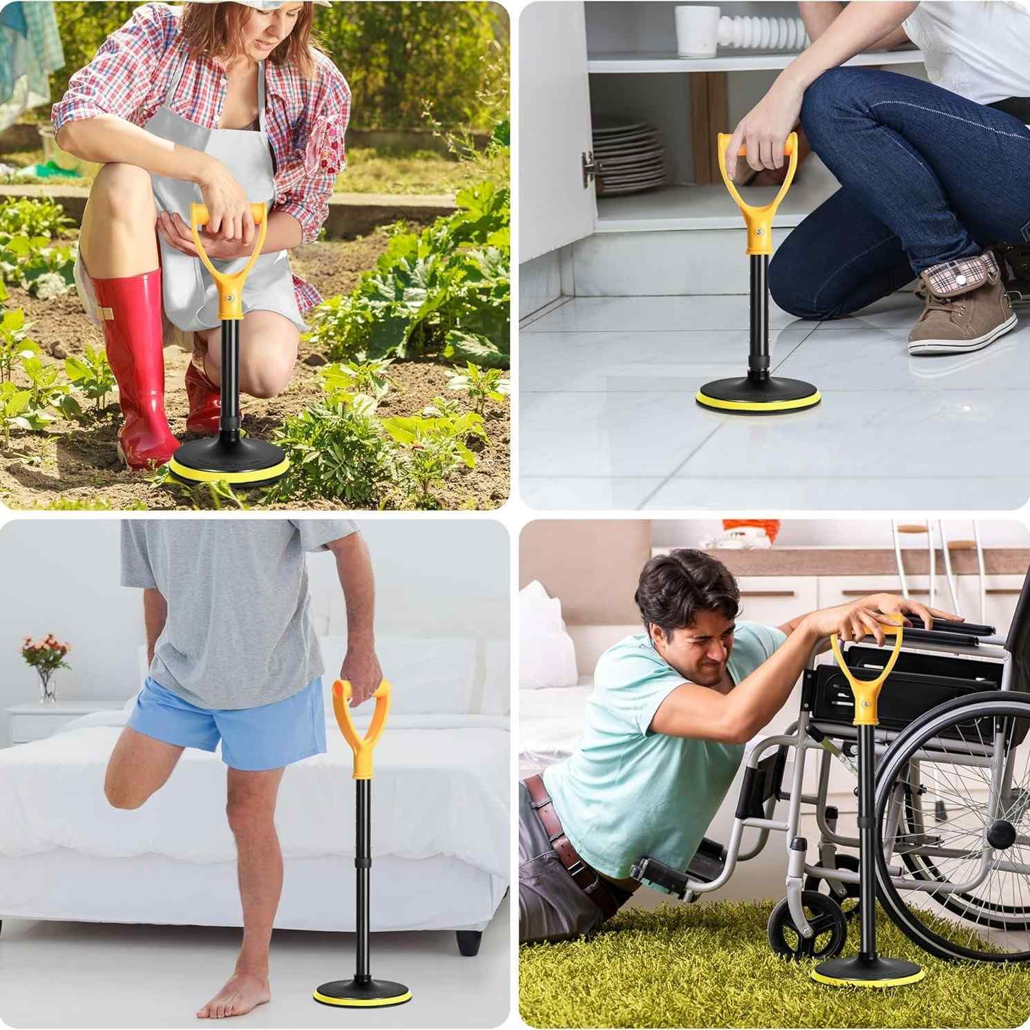 Stand Assist Device for Elderly – Lightweight Floor Support Tool for Easy Lifting, Daily Living Aid for Seniors and Mobility-Challenged Individuals