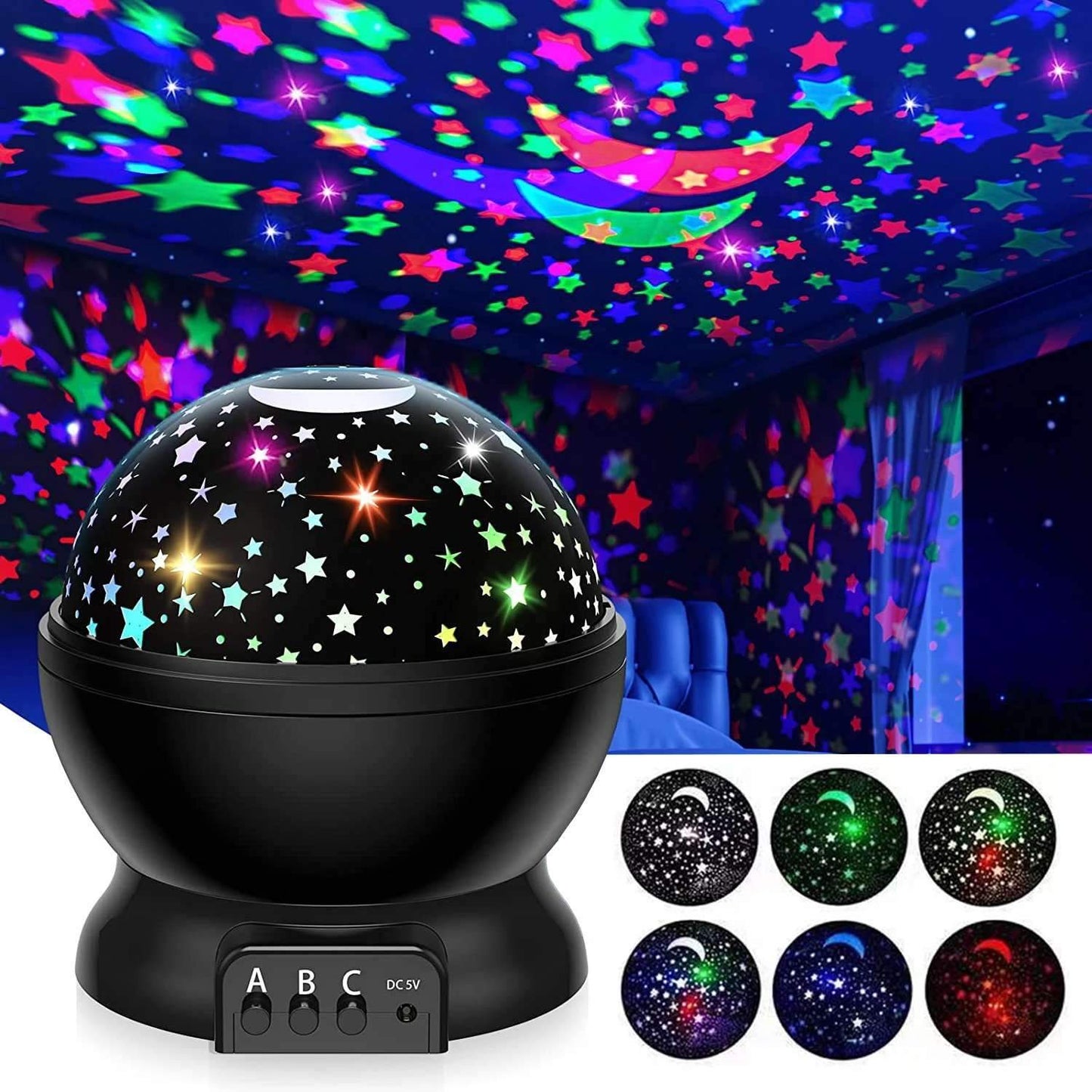 Cosmic LED Lamp - Galaxy Night Light - Halri