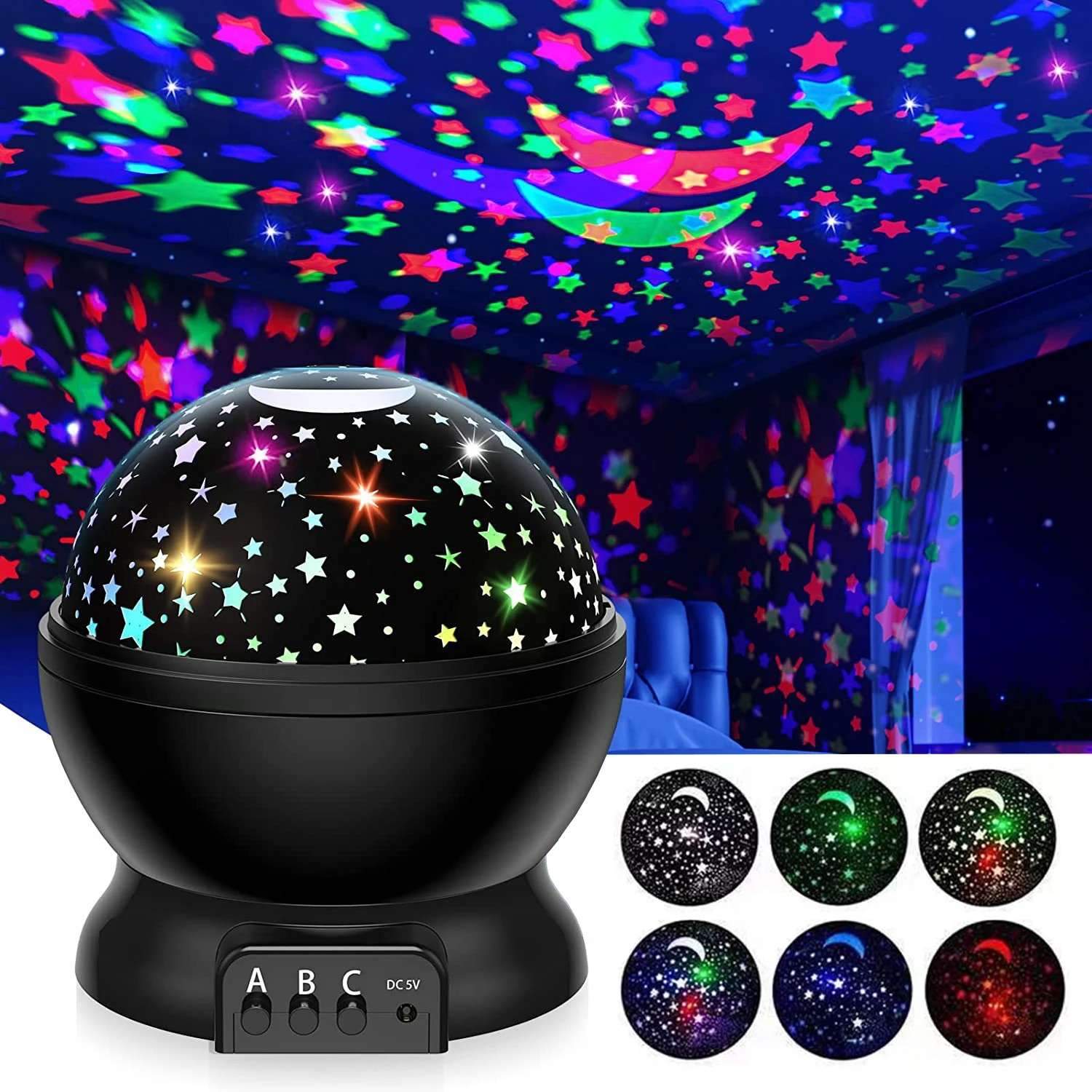 Cosmic LED Lamp - Galaxy Night Light - Halri