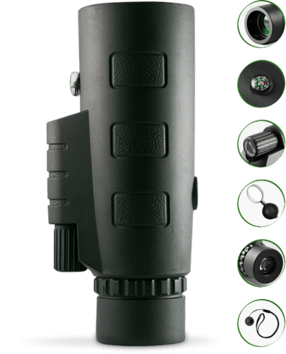 Compact 12X50 Waterproof Monocular for Outdoor Use