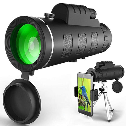 Portable HD Monocular Telescope with Phone Adapter