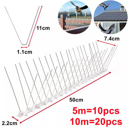 Easy Fit Bird and Squirrel Repellent Spikes
