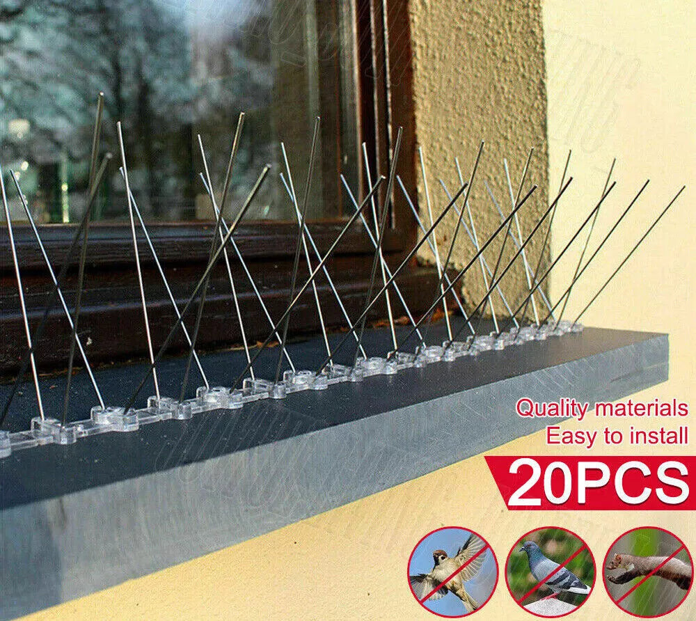 Easy Fit Bird and Squirrel Repellent Spikes