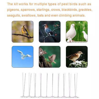 Easy Fit Bird and Squirrel Repellent Spikes