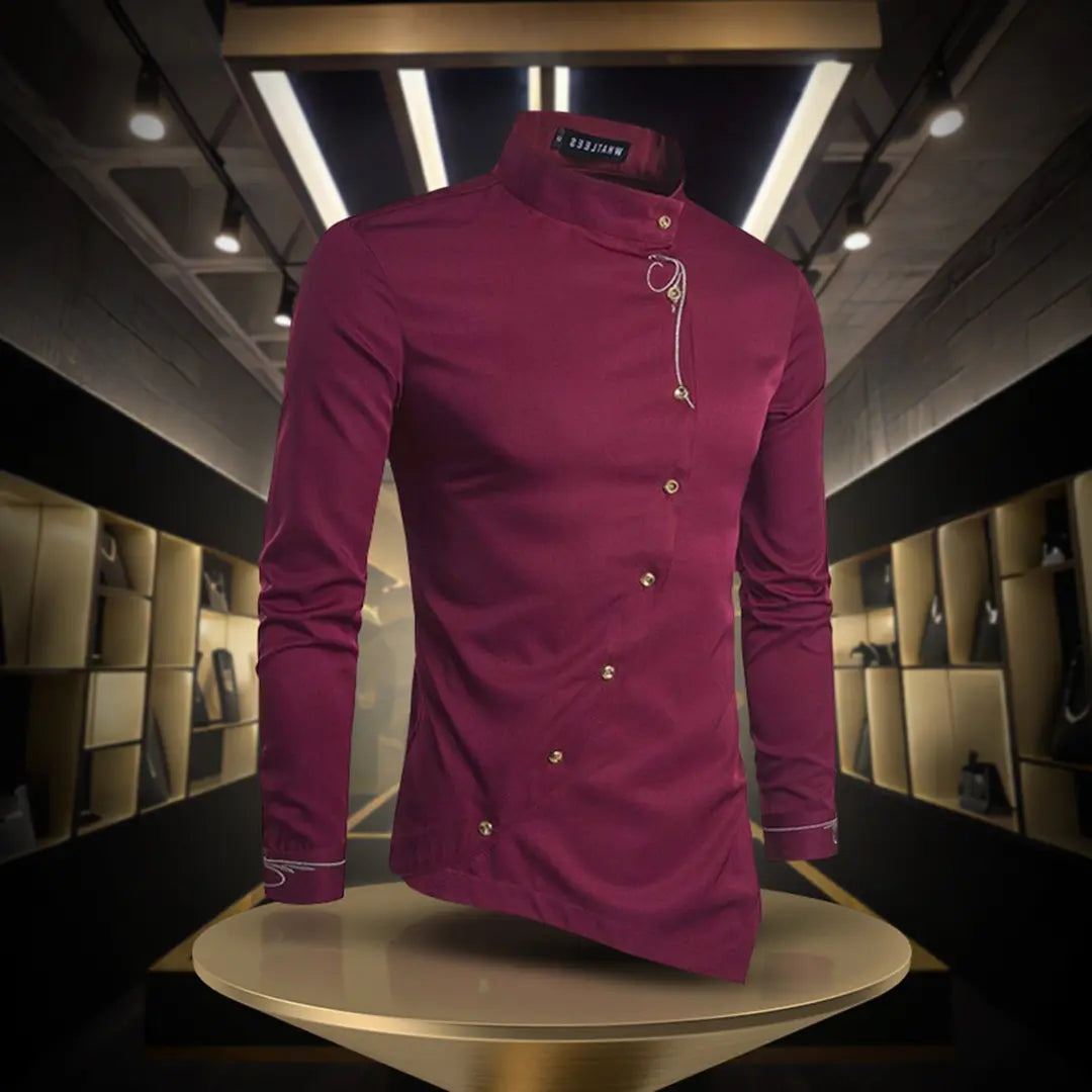 Fashionable Fit Long Sleeve Dress Shirt