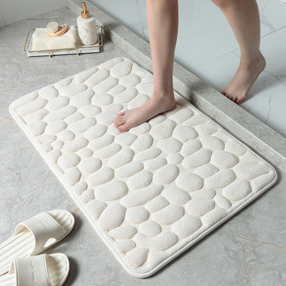 Plush Foam Bathroom Mat | Gentle & Fast Drying - Halri