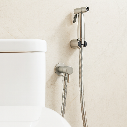 Premium Stainless Steel Bidet Shower Head with Wall Mount - Halri