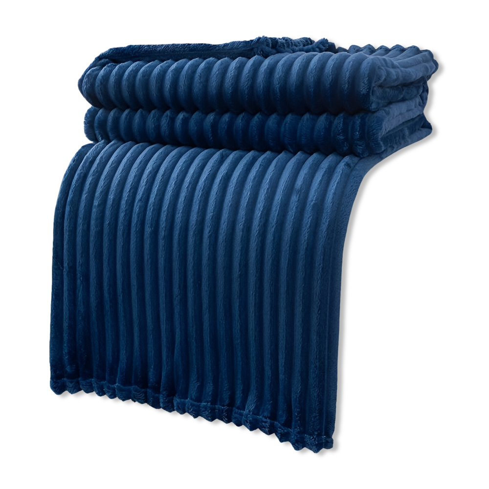 Cozy Plaid Fleece Throw Blanket Soft and Warm