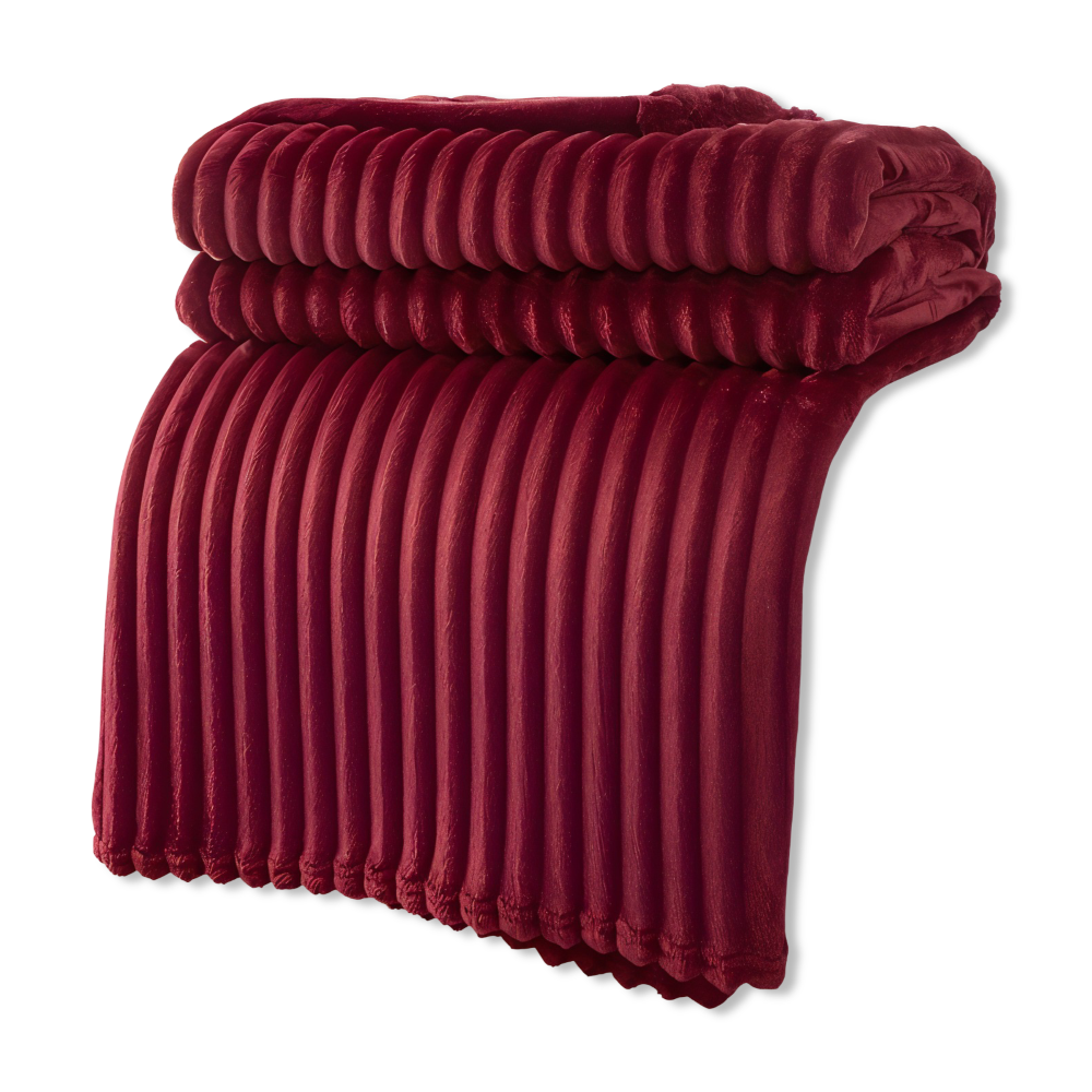 Cozy Plaid Fleece Throw Blanket Soft and Warm