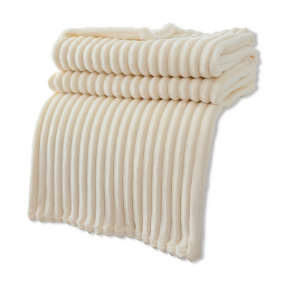 Cozy Plaid Fleece Throw Blanket Soft and Warm