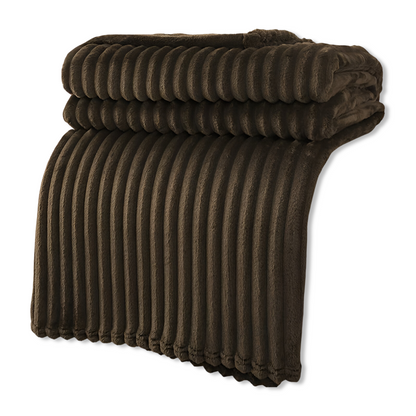 Cozy Plaid Fleece Throw Blanket Soft and Warm