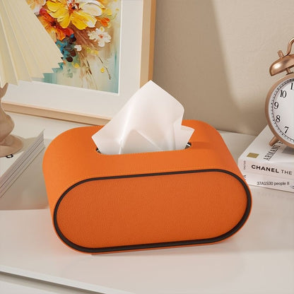Luxurious Wooden Tissue Holder Oval Shape - Halri