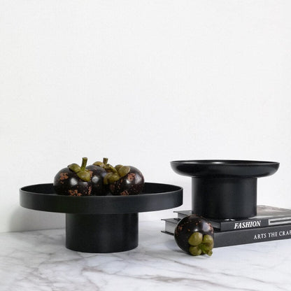 Stylish Round Acrylic Serving Tray - Nordic Design for Home Storage, 20cm & 26cm Options, Versatile Use for Food, Drinks & Decor 1