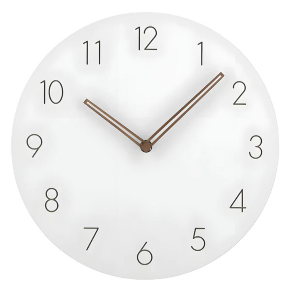 Stylish Wooden Wall Clock - Modern Minimalist Design for Home Decor - Silent Quartz Movement, 30x30cm 7