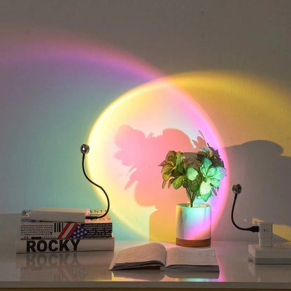 Colorful LED Night Lamp - USB Powered Mood Light - Halri