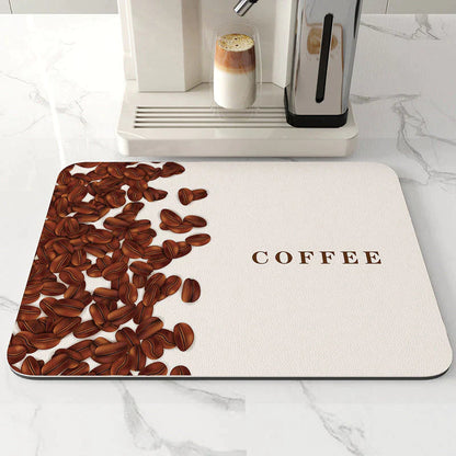 Super Absorbent Kitchen Mat - Durable PVC Dish Drying Mat for Clean Work Surfaces 4