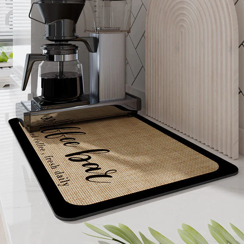 Super Absorbent Kitchen Mat - Durable PVC Dish Drying Mat for Clean Work Surfaces 5