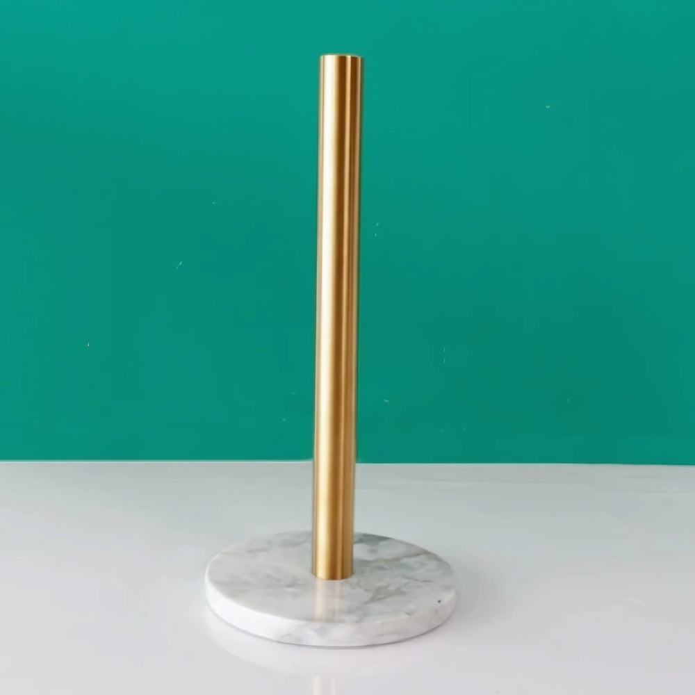 Luxury White Marble Paper Towel Stand - Halri