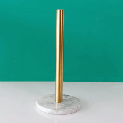 Luxury White Marble Paper Towel Stand - Halri