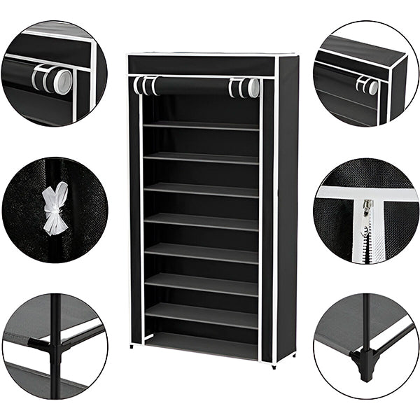Compact Stackable Shoe Organizer