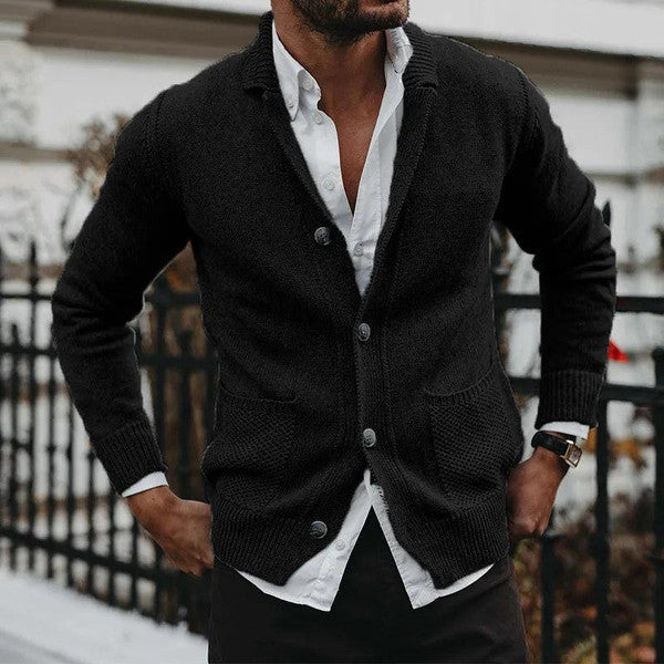Classic Pocket Cardigan Sweater