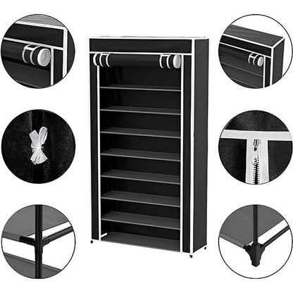 Compact Stackable Shoe Organizer