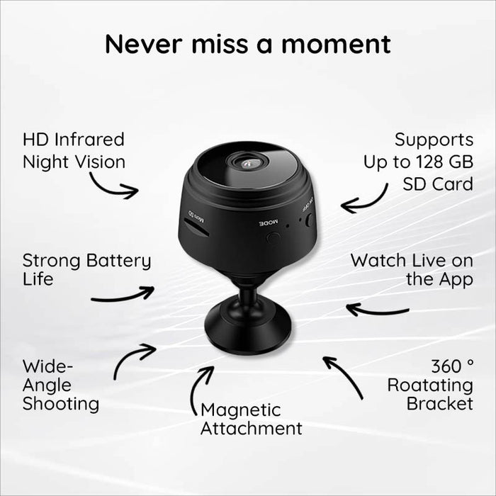 Compact Wireless HD 1080P Security Camera