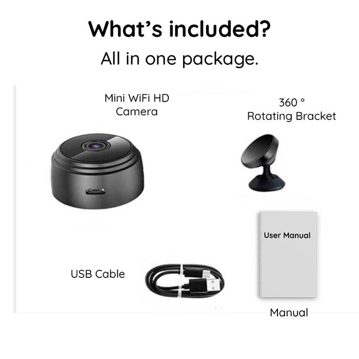 Compact Wireless HD 1080P Security Camera