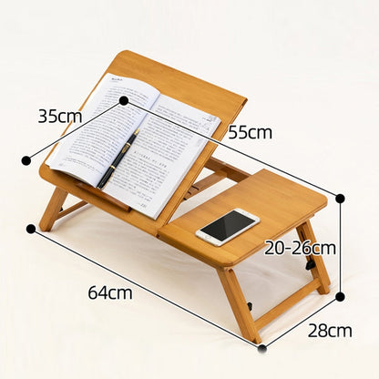 Compact Folding Laptop Desk Table for Bed Use