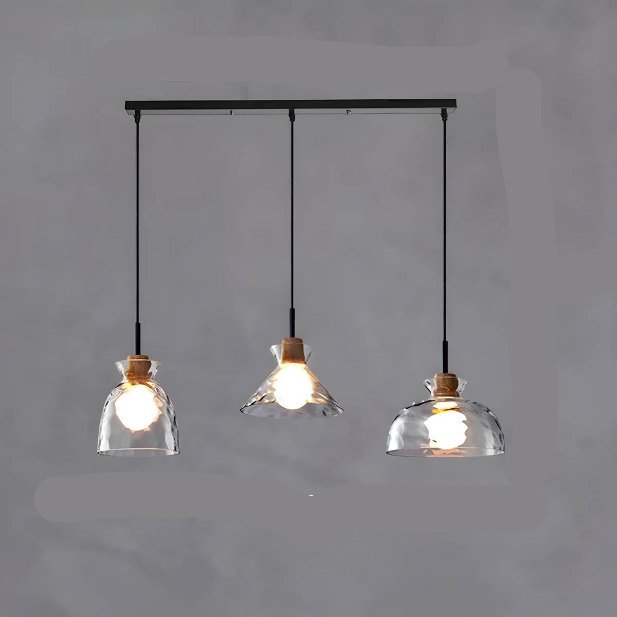 Elegant Glass Chandelier Lamp
