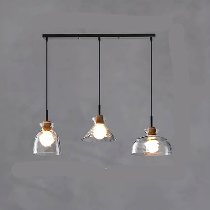 Elegant Glass Chandelier Lamp
