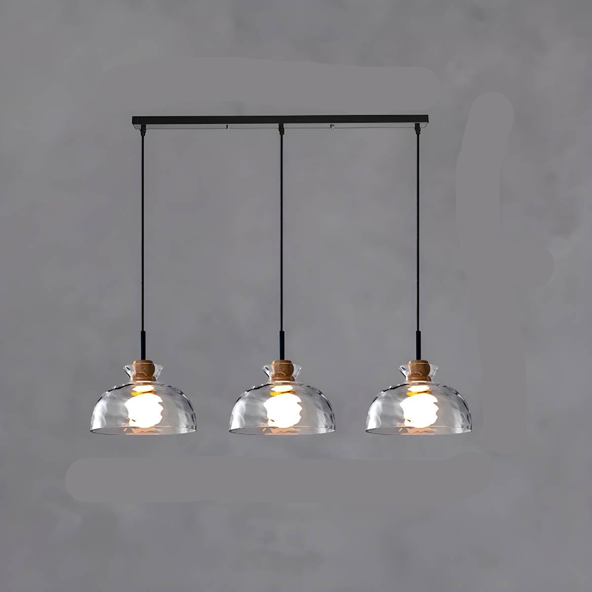Elegant Glass Chandelier Lamp