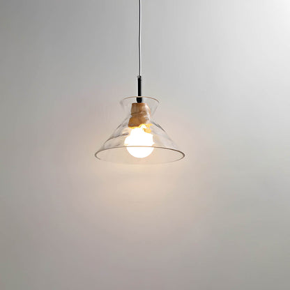 Elegant Glass Chandelier Lamp