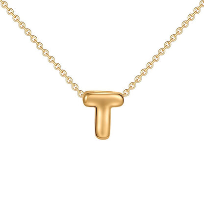 Delicate Script Monogram Initial Necklace