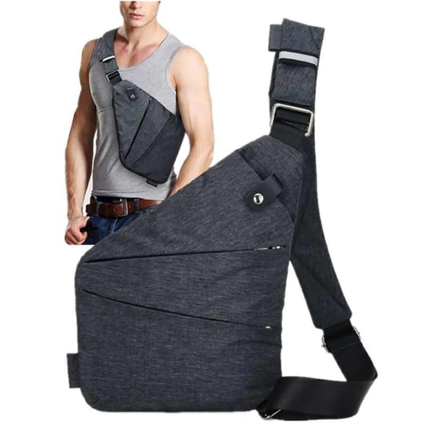Secure Water Resistant Athletic Crossbody Bag - Halri