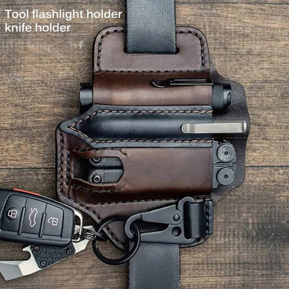 Practical Multifunctional Leather Belt Pouch