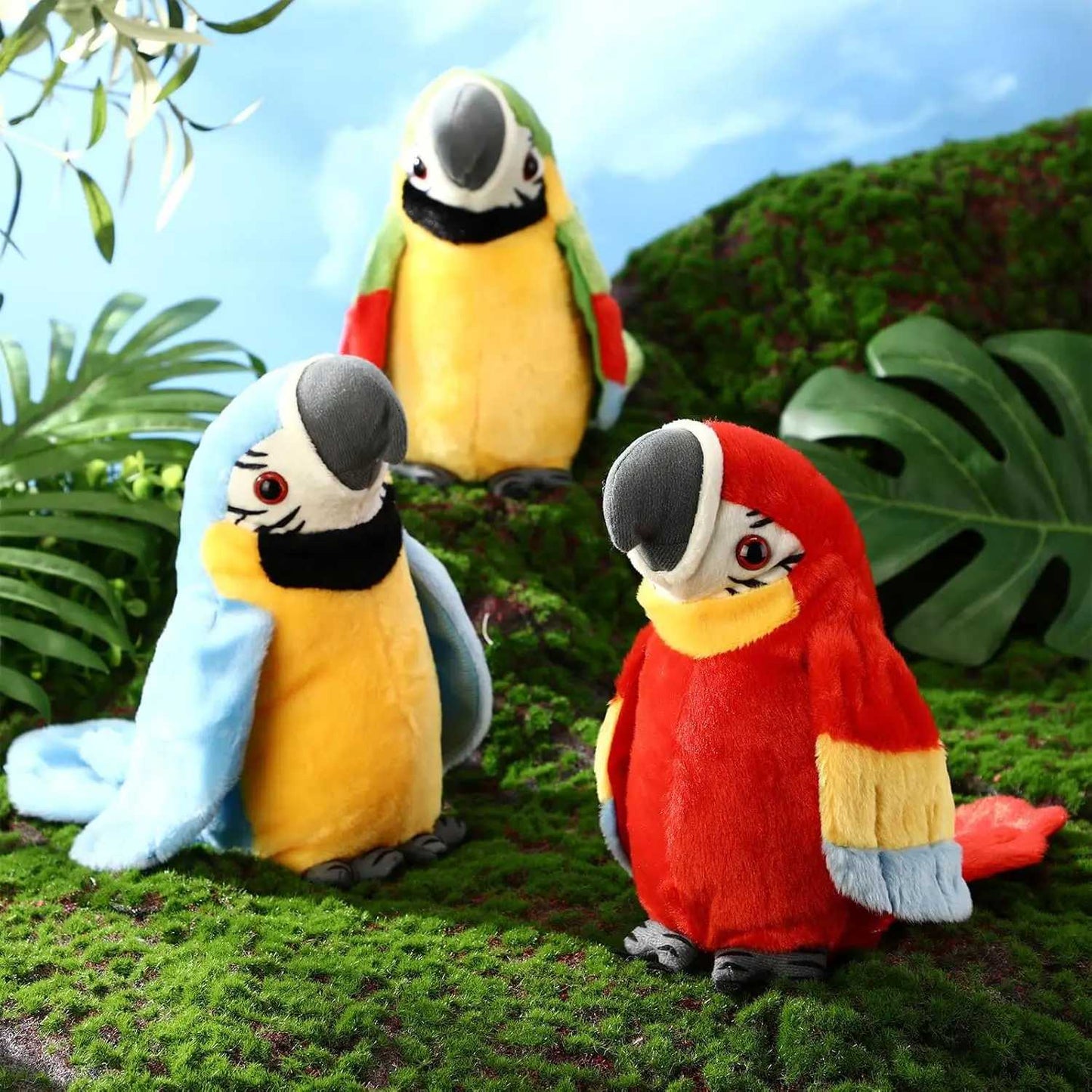 Cuddly Talking Bird Toy with Soft Feathers - Halri