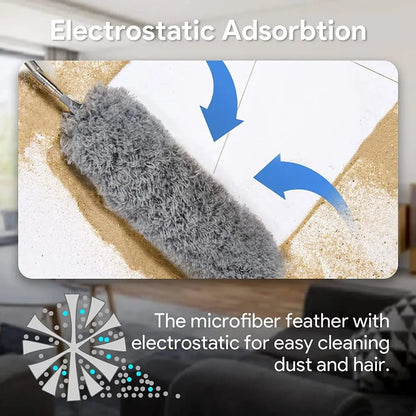 Extendable Long Handle Microfibre Duster