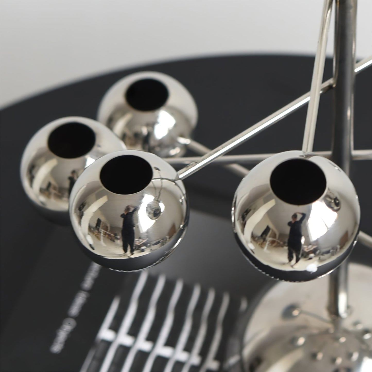 Elegant Metal Candle Holder