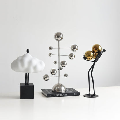 Elegant Metal Candle Holder