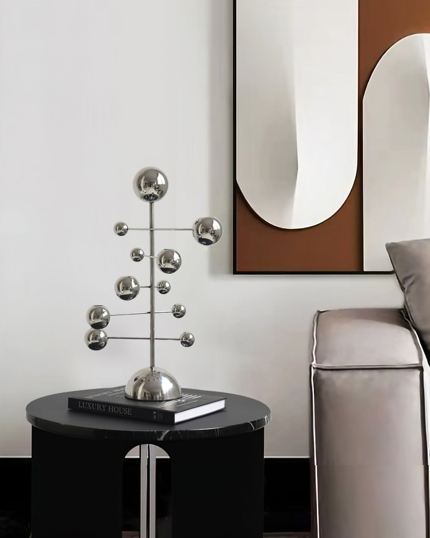 Elegant Metal Candle Holder