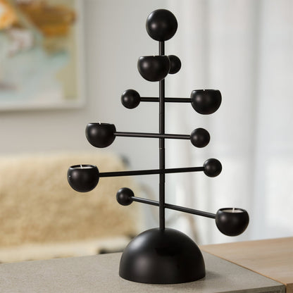 Elegant Metal Candle Holder