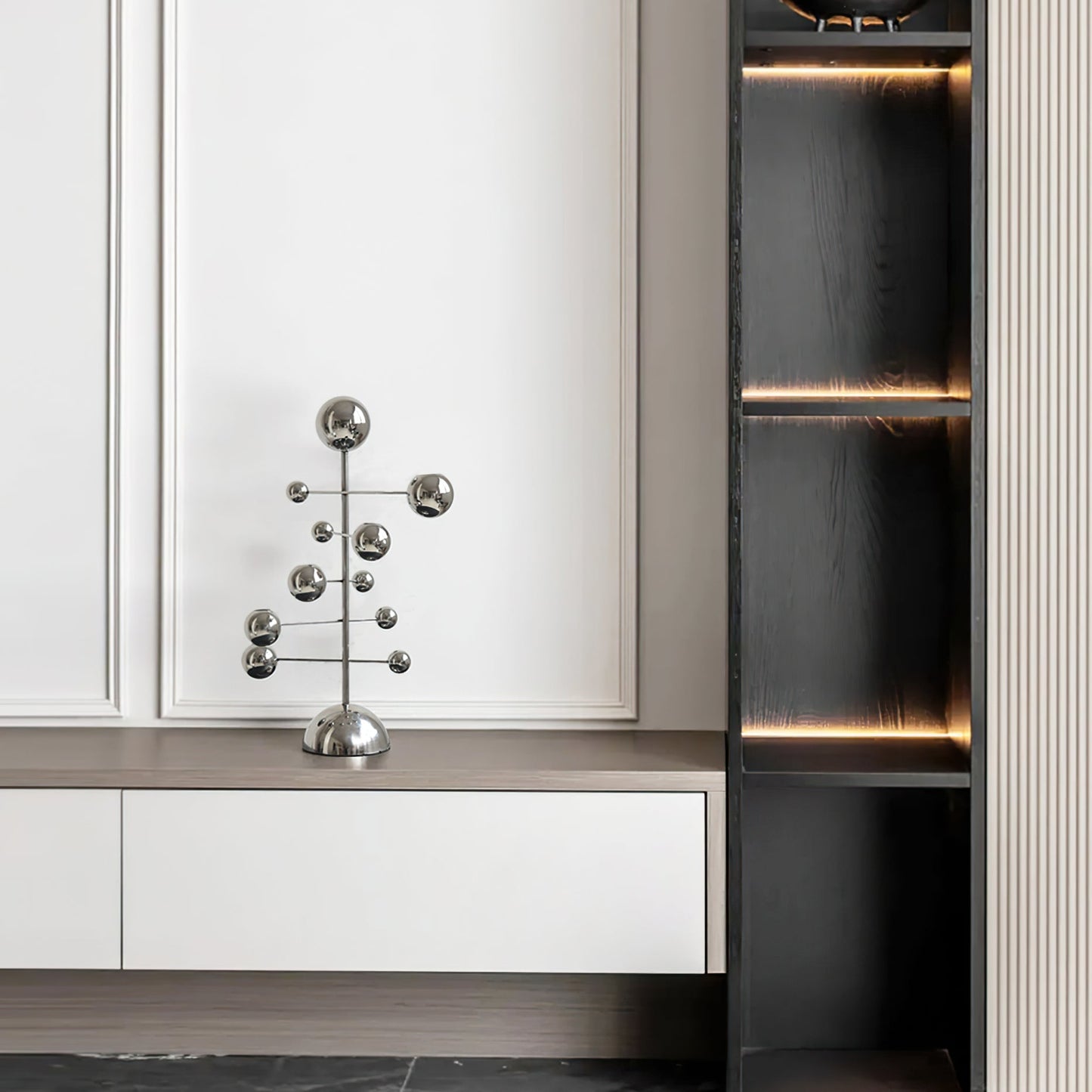 Elegant Metal Candle Holder