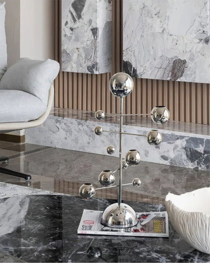Elegant Metal Candle Holder