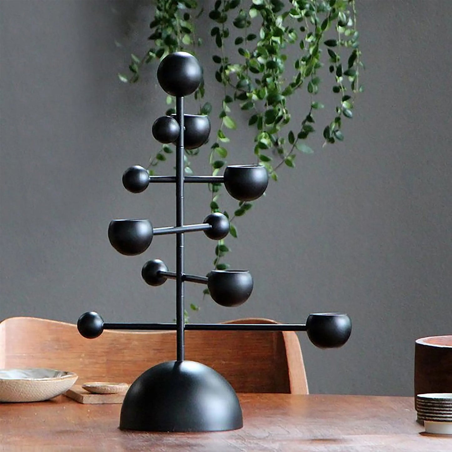 Elegant Metal Candle Holder