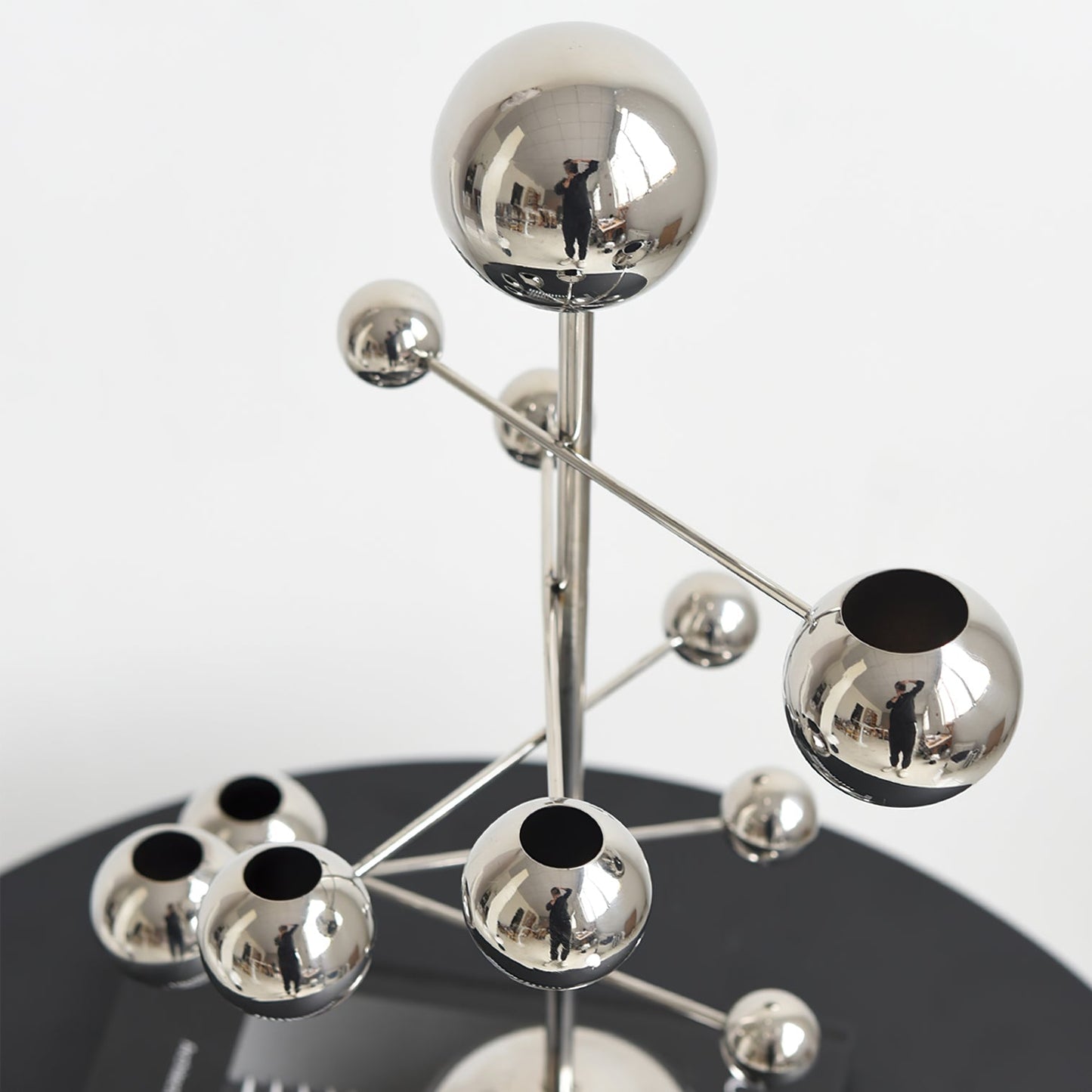 Elegant Metal Candle Holder