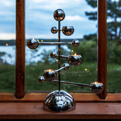 Elegant Metal Candle Holder