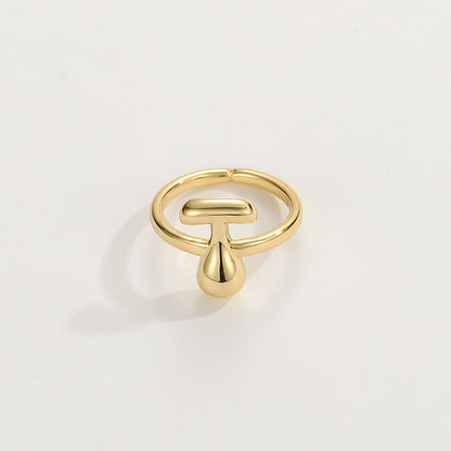 Personalized Fun Alphabet Initial Ring