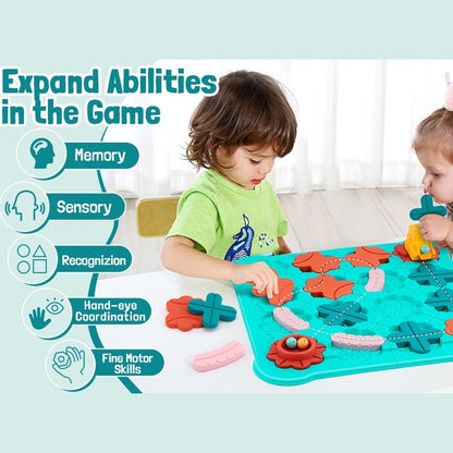 The Kids Logical Thinking Street Puzzle,  Many Difficulty Levels, Cute Design, Safe for Ages 3+