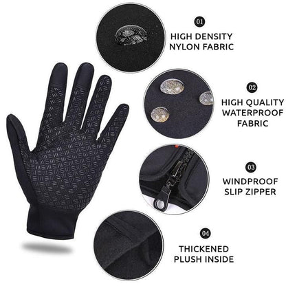 Warm Waterproof Gloves for Men and Women